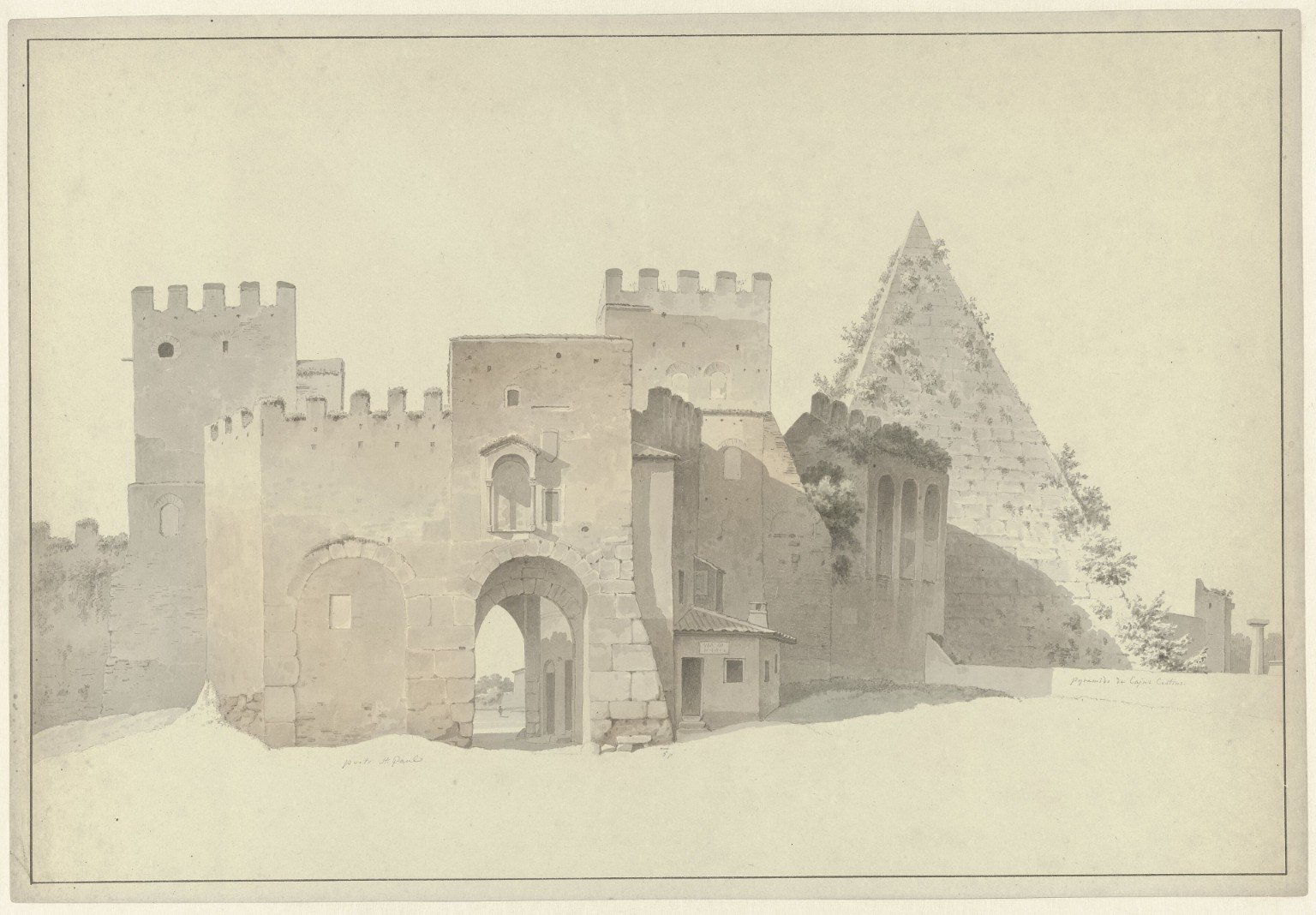 Porta San Paolo en piramide van Cestius