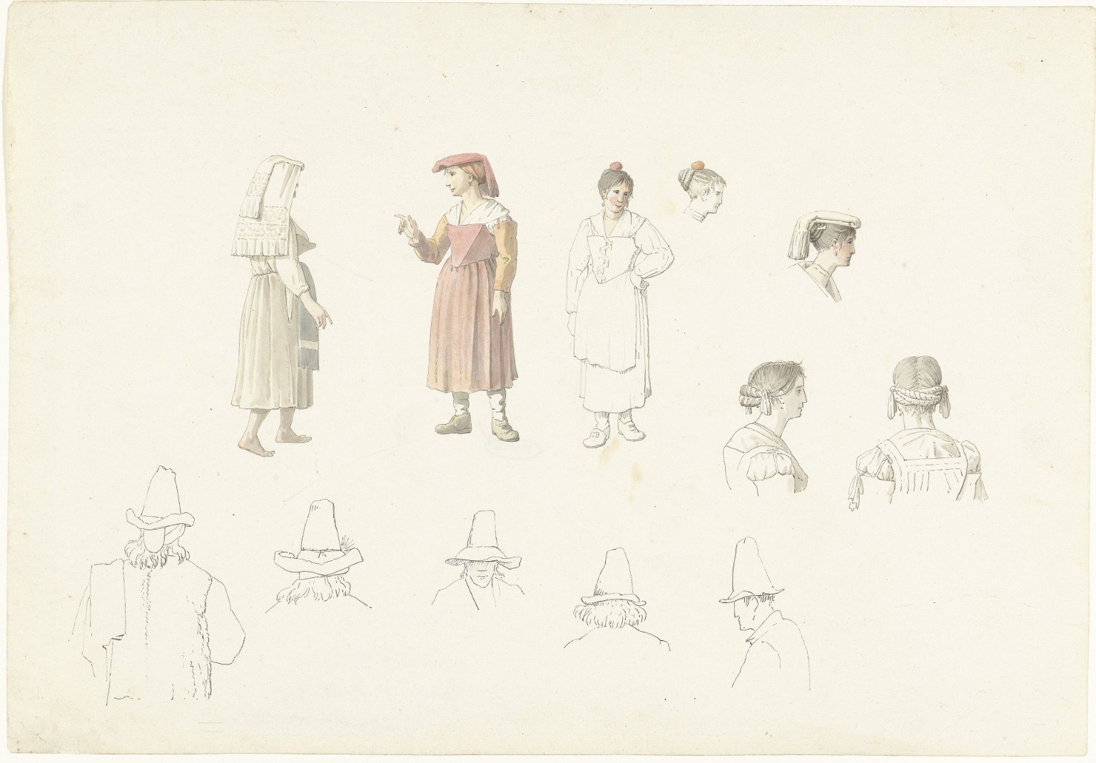 Kostuum- en figuurstudies