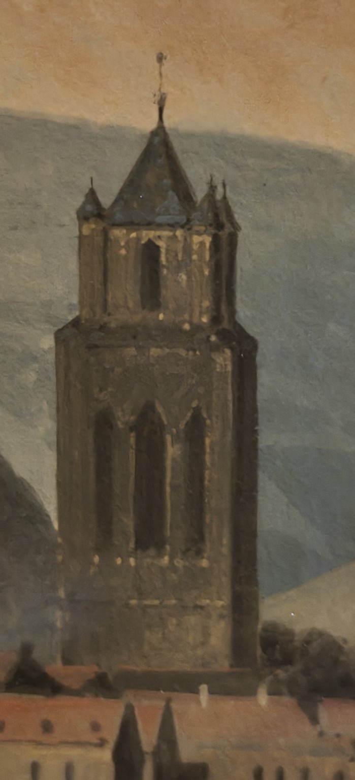 6-H. De Jager — macro van de hoge hoofdtoren.