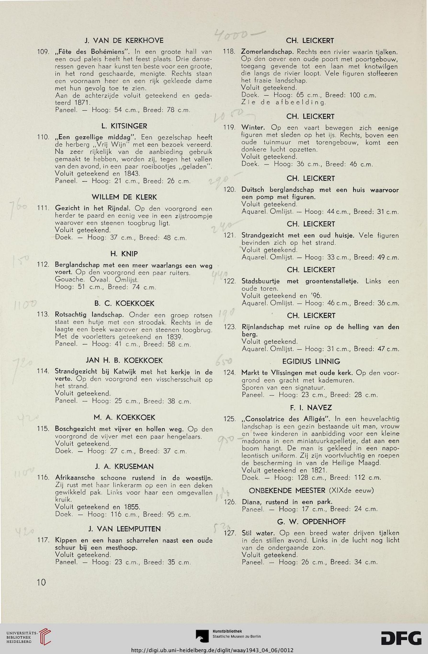 Mak cat.71, 06-04-1943 — lot 112 H. Knip