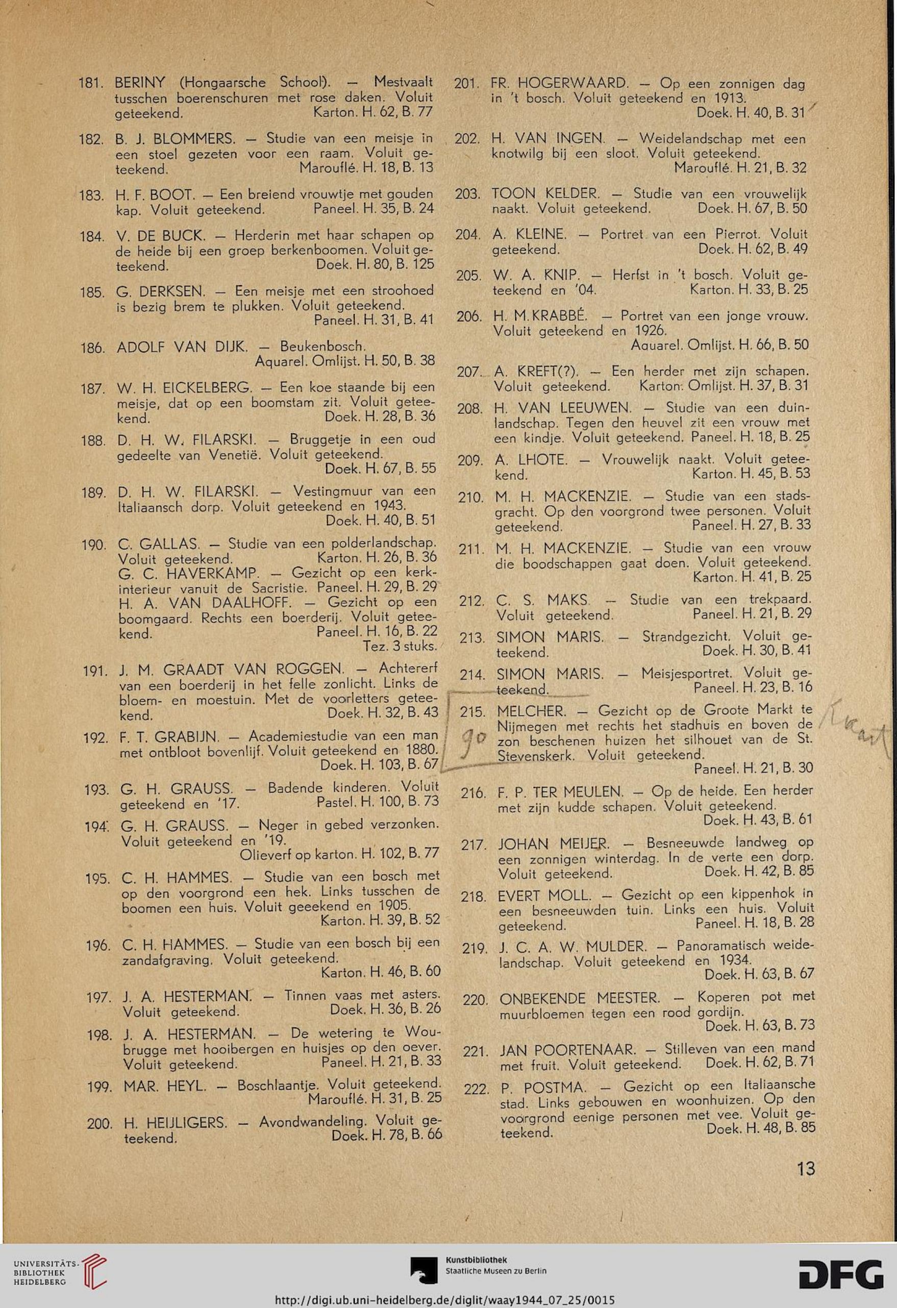 Mak cat.80, 25-07-1944 — A. Knip lot 90